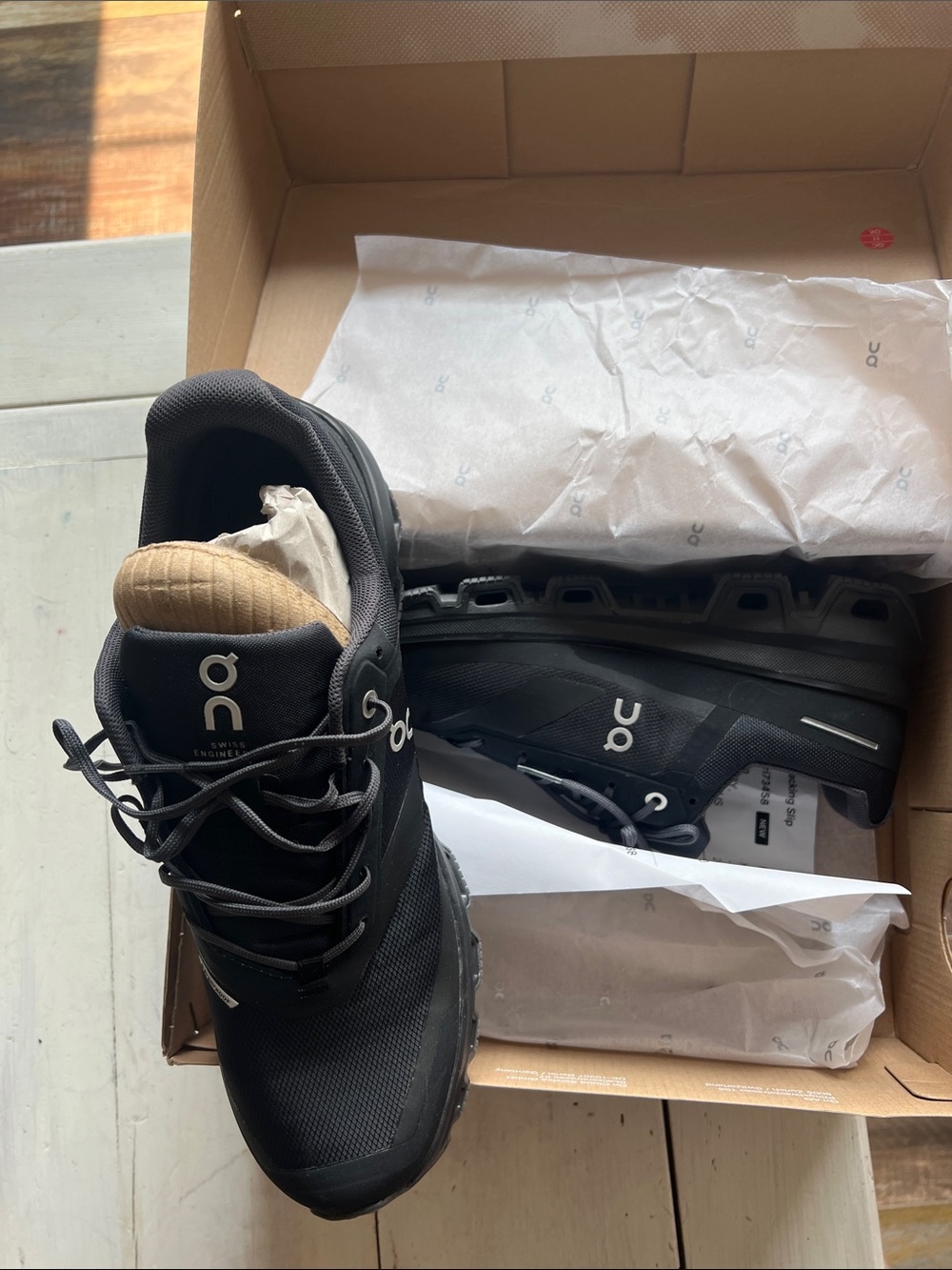 On Running Men's Trail Shoe - Black - Picture 2 of 2